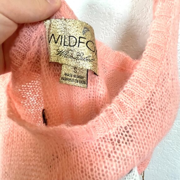 Wildfox White Label Pink Knit Unicorn Swing Tank Tunic Top NEW Size Small NWT - Picture 3 of 5